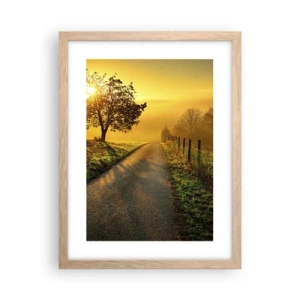 Plakat w ramie jasny dąb - Miodne popołudnie - 30x40 cm