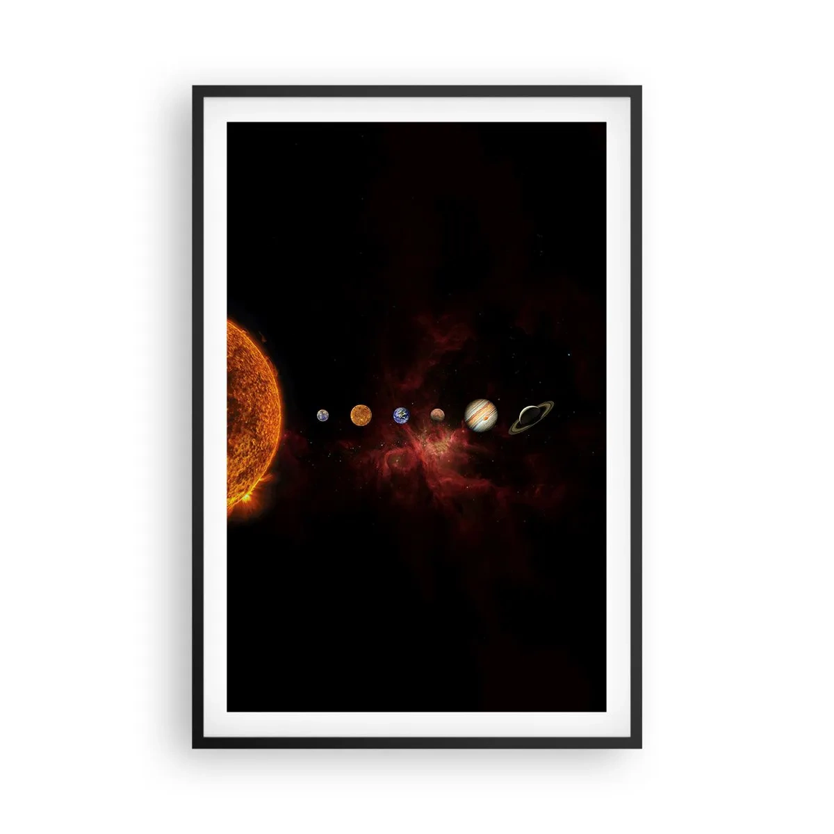 Plakat w czarnej ramie - Nasza okolica - 61x91 cm