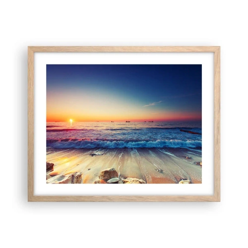 Plakat w ramie jasny dąb - A co za horyzontem? - 50x40 cm