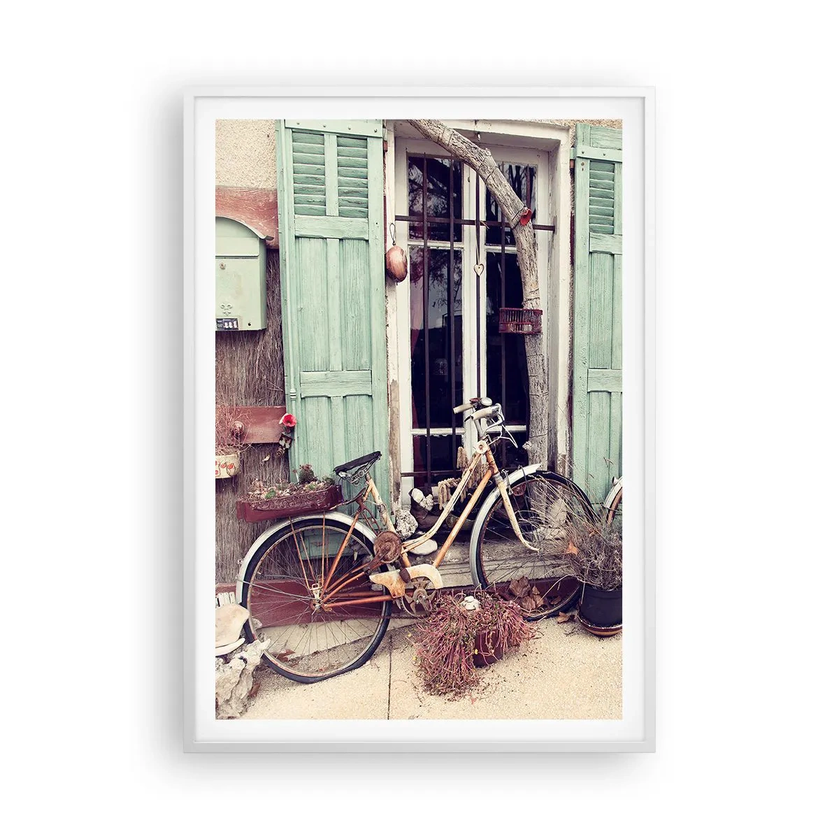 Plakat w białej ramie - Niech żyje prowincja - 70x100 cm