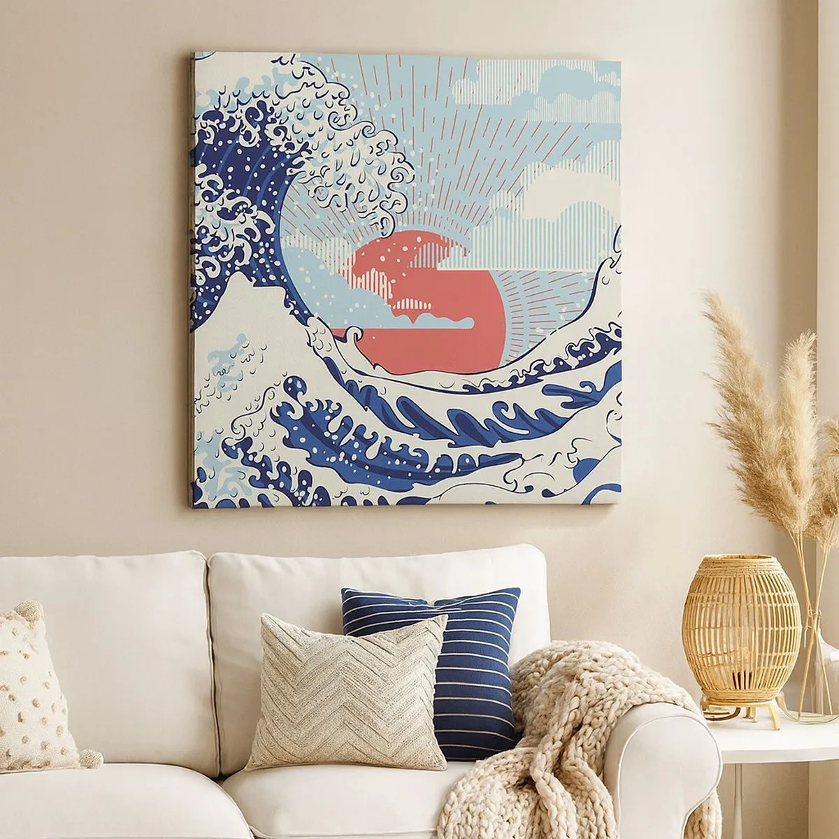 Obraz na płótnie - Z japońskich inspiracji - 30x30 cm