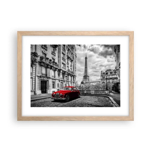 Plakat w ramie jasny dąb - Drapieżnik w mieście - 40x30 cm