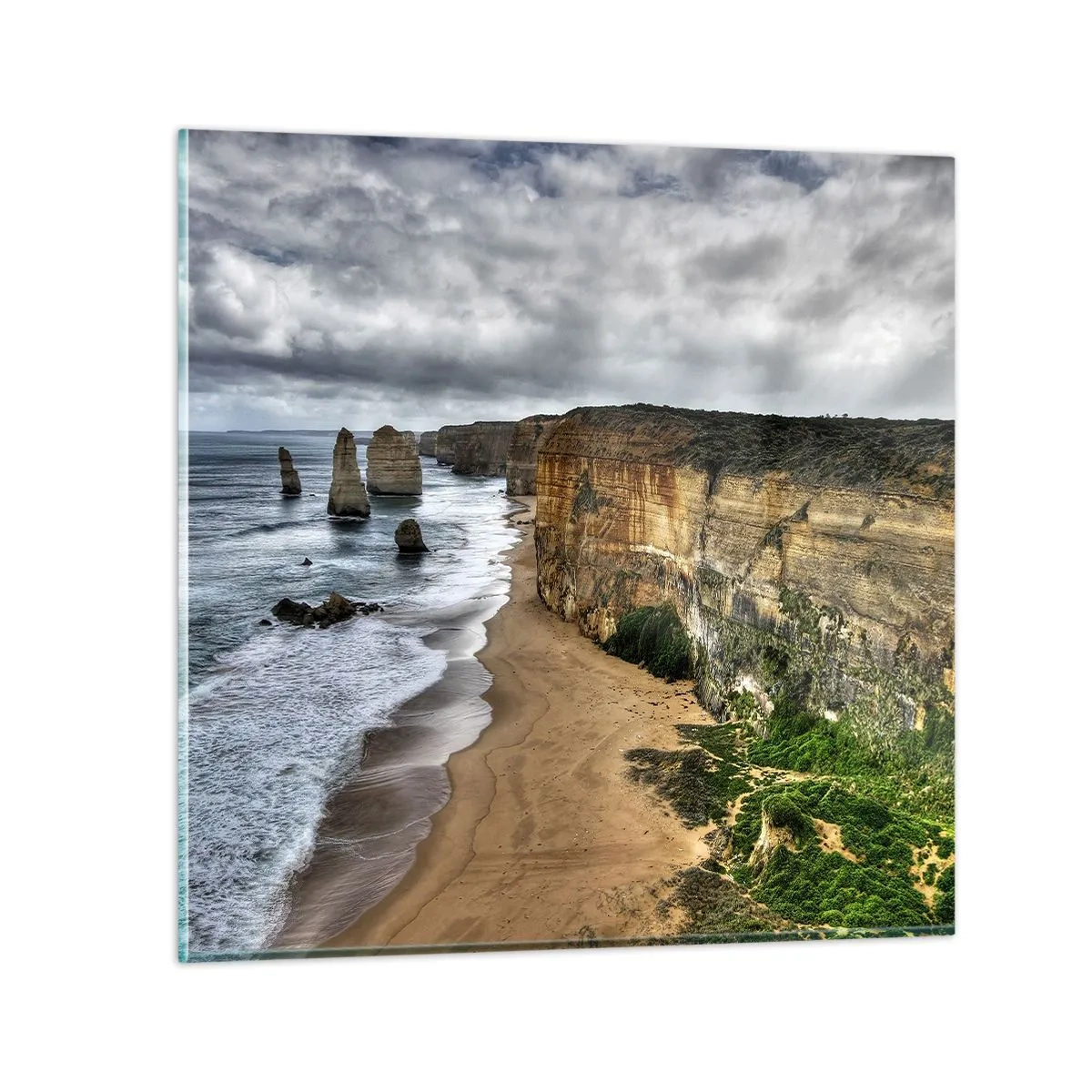 Obraz na szkle - Surowe piękno - 70x70 cm