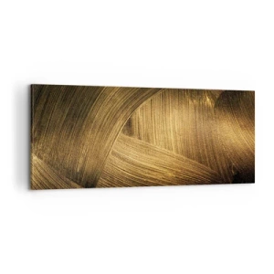 Obraz na płótnie - W złotym labiryncie - 100x40 cm