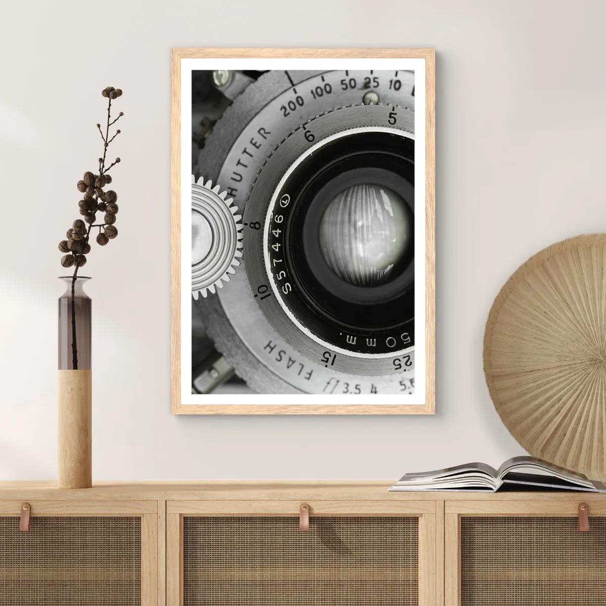 Plakat w ramie jasny dąb - Opowieść o Hollywood - 50x70 cm