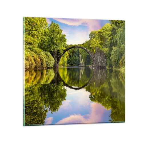 Obraz na szkle - Na styku dwóch światów - 70x70 cm