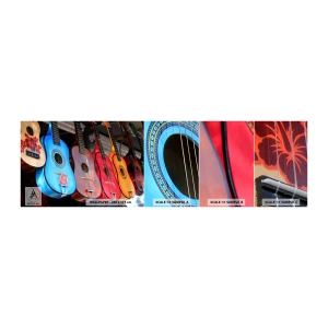 Fototapeta Próbka Samoprzylepna Deluxe Sticker - Latynoskie klimaty - Muzyka, Gitara, Instrument Muzyczny - 100x30 cm