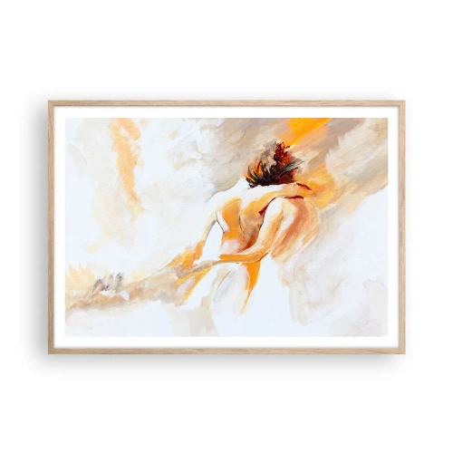 Plakat w ramie jasny dąb - W niebie bliskości - 100x70 cm