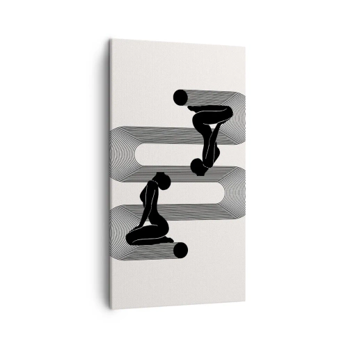 Obraz na płótnie - Zmysłowa symetria - 45x80 cm