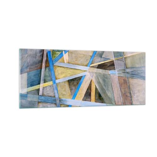 Obraz na szkle - Na wprost czy na skos? - 100x40 cm