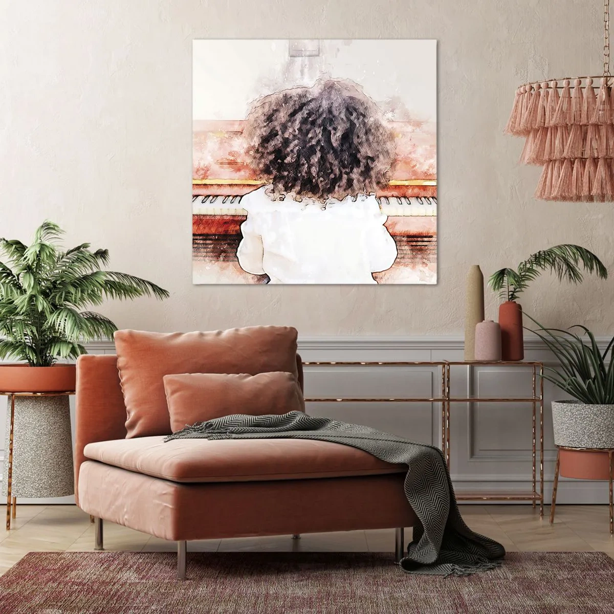 Obraz na płótnie - W nowym świecie - 70x70 cm