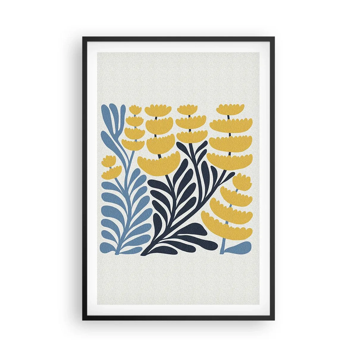 Plakat w czarnej ramie - Słoneczna rabata - 61x91 cm