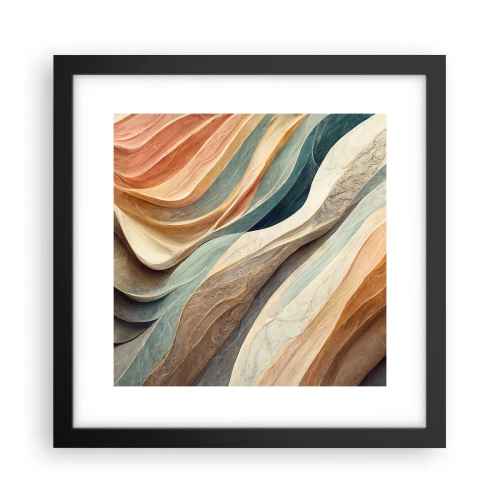 Plakat w czarnej ramie - Chwila przed zmianą - 30x30 cm