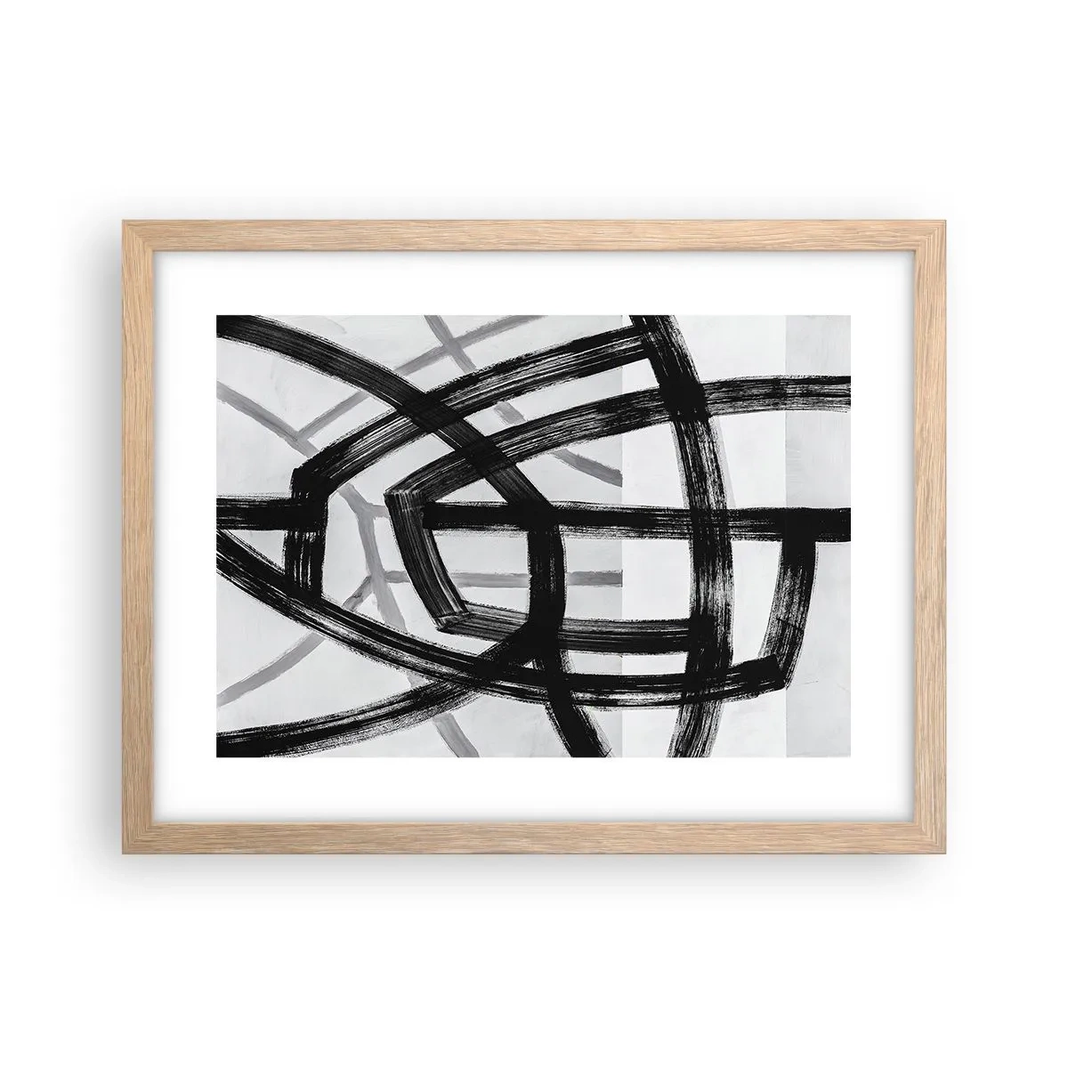 Plakat w ramie jasny dąb - Budowanie głębi - 40x30 cm