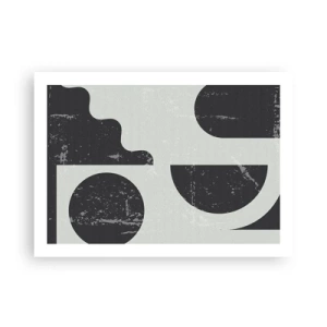 Plakat - Kompozycja ponad i pod - 70x50 cm