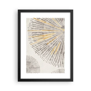 Plakat w czarnej ramie - Uroda promienia - 30x40 cm