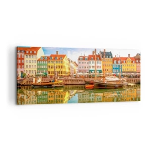 Obraz na płótnie - Nad wodą gładką jak lustro - 100x40 cm