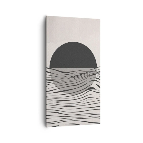 Obraz na płótnie - Kompozycja połowiczna - 55x100 cm