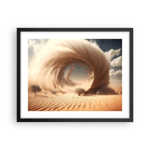 Plakat w czarnej ramie - Otwarty portal - 50x40 cm
