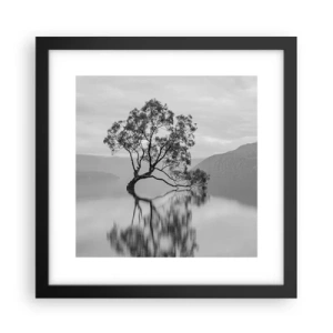 Plakat w czarnej ramie - Jest taki kraj - 30x30 cm