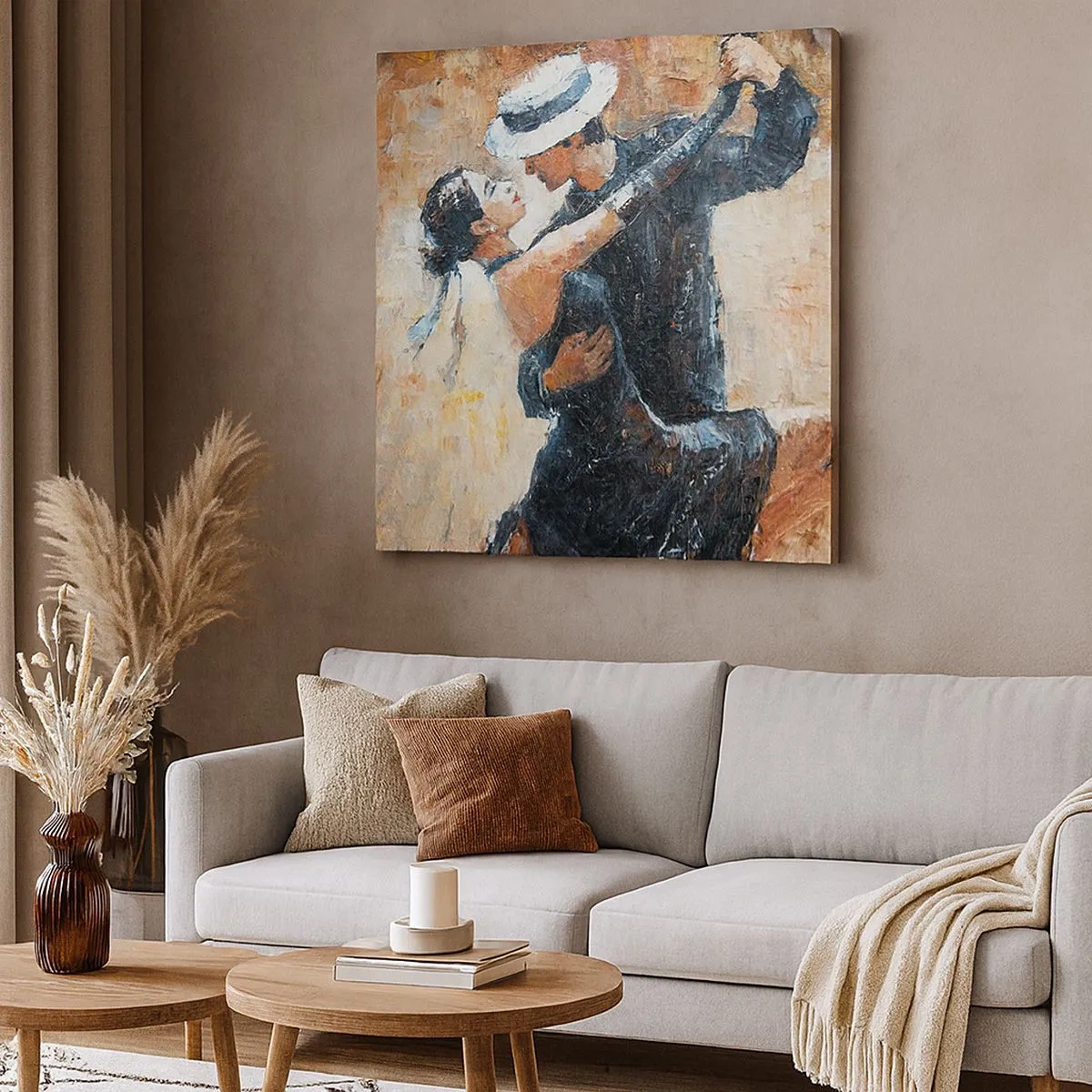 Obraz na płótnie - A la Rudolf Valentino - 30x30 cm