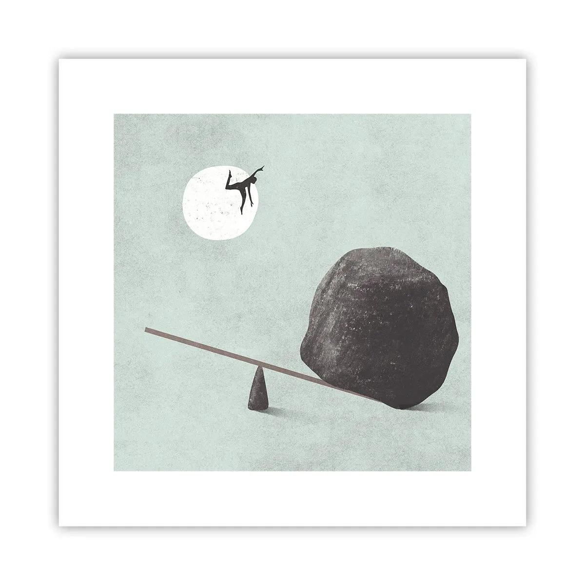 Plakat - Spełnione marzenie - 30x30 cm