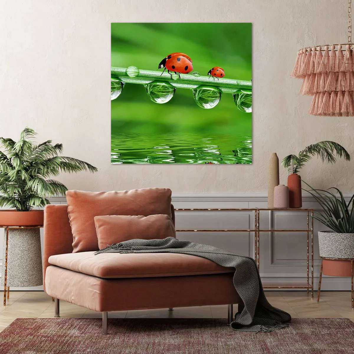 Obraz na płótnie - W drodze całe lato - 60x60 cm