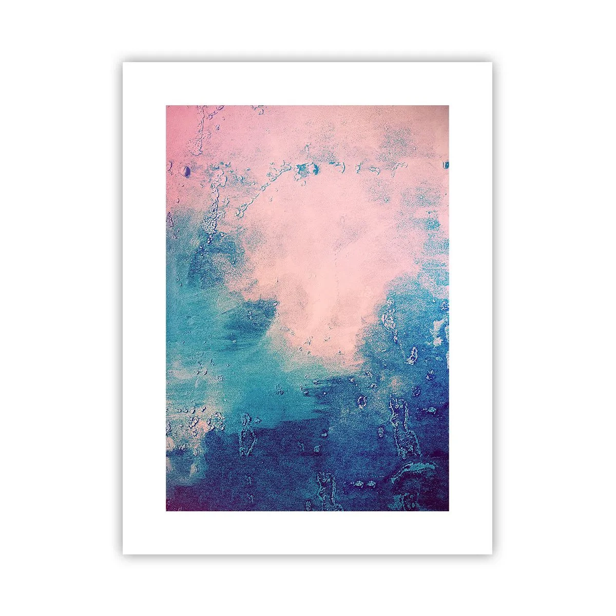 Plakat - Błękitne objęcia - 30x40 cm