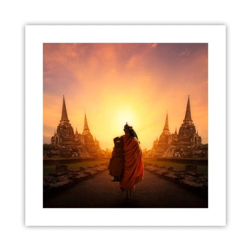 Plakat - W spokoju przez wieczność - 40x40 cm