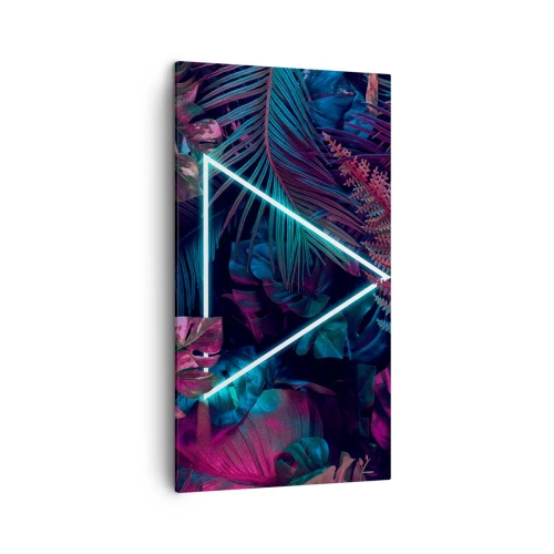 Obraz na płótnie - Ogród w stylu disco - 45x80 cm
