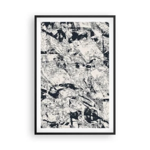 Plakat w czarnej ramie - Przenikanie przeciwieństw - 61x91 cm