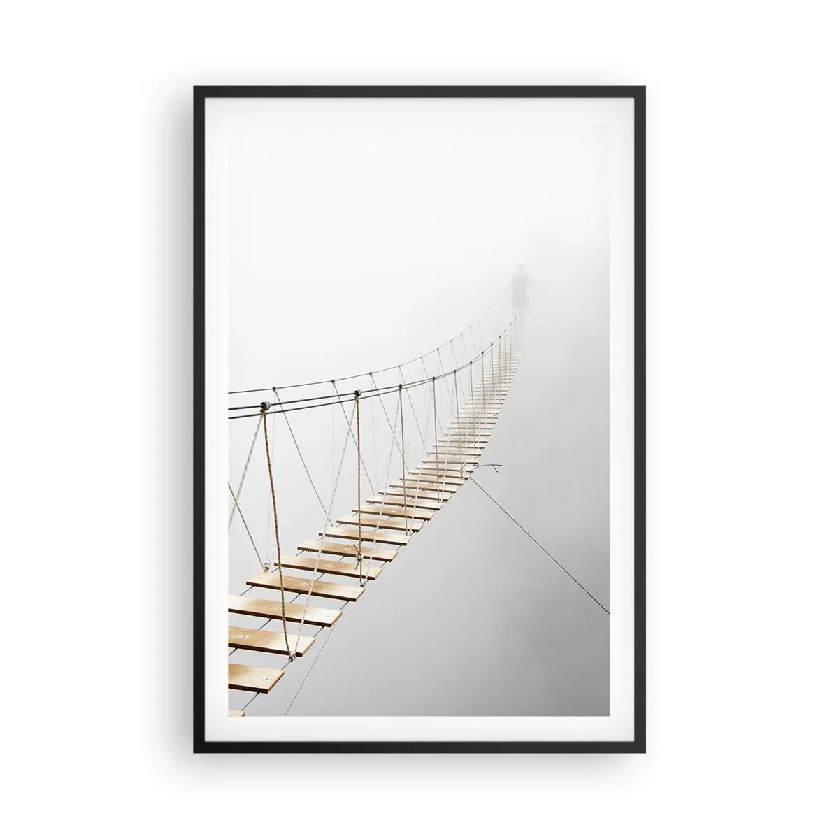 Plakat w czarnej ramie - Dokąd cię zaprowadzi? - 61x91 cm