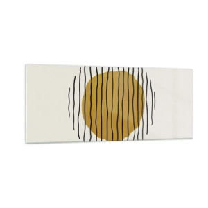 Obraz na szkle - Abstrakcja drżąca od żaru - 100x40 cm