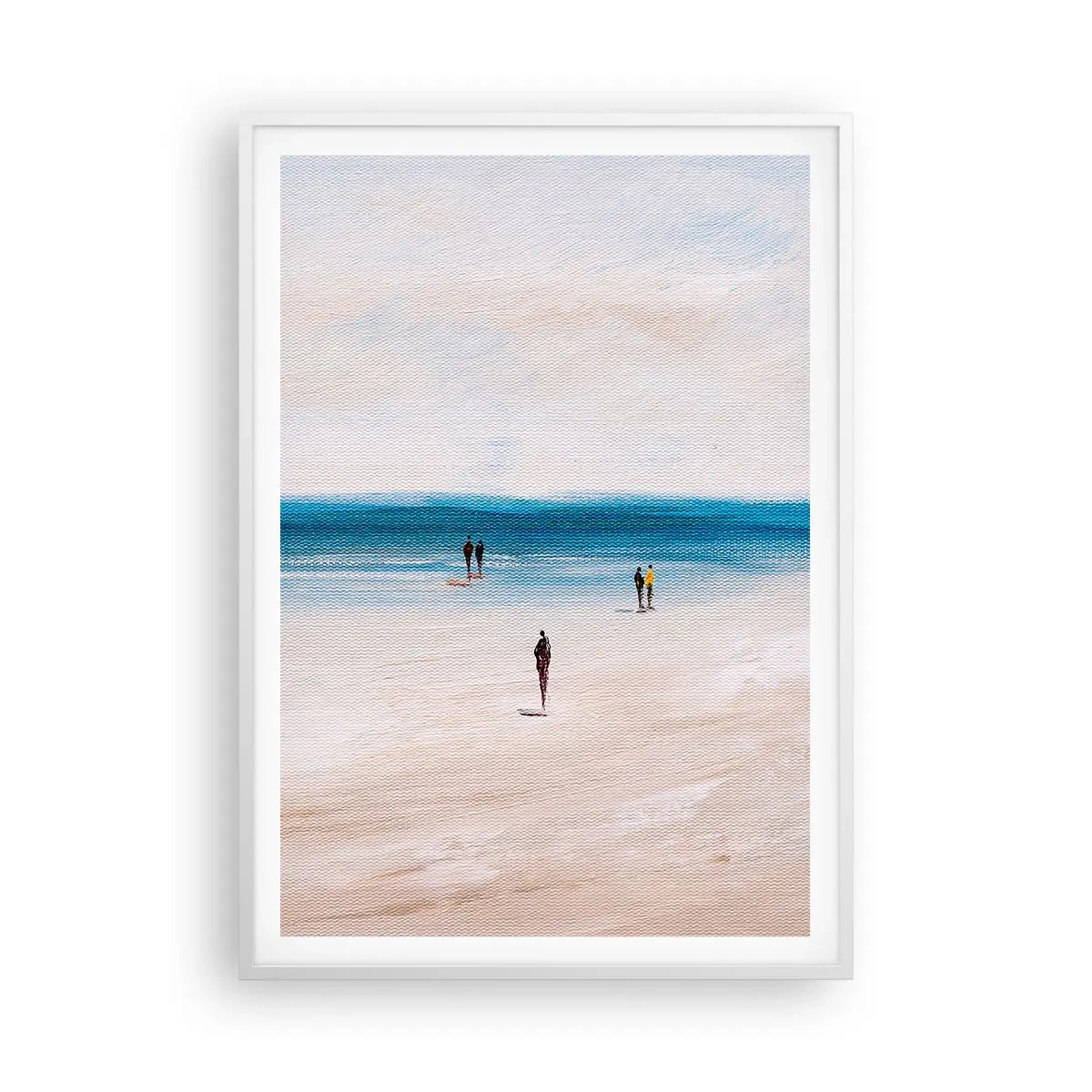 Plakat w białej ramie - Naturalna potrzeba - 70x100 cm