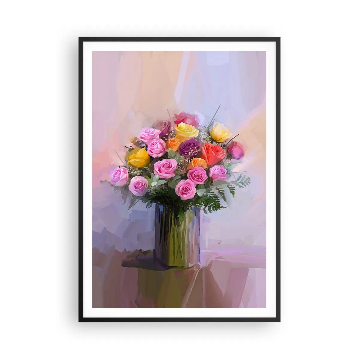 Plakat w czarnej ramie - Zatrzymane piękno - 70x100 cm