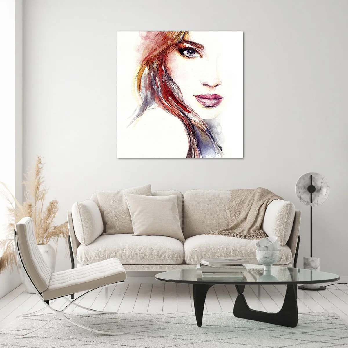 Obraz na szkle - Vademecum - idź za mną - 70x70 cm