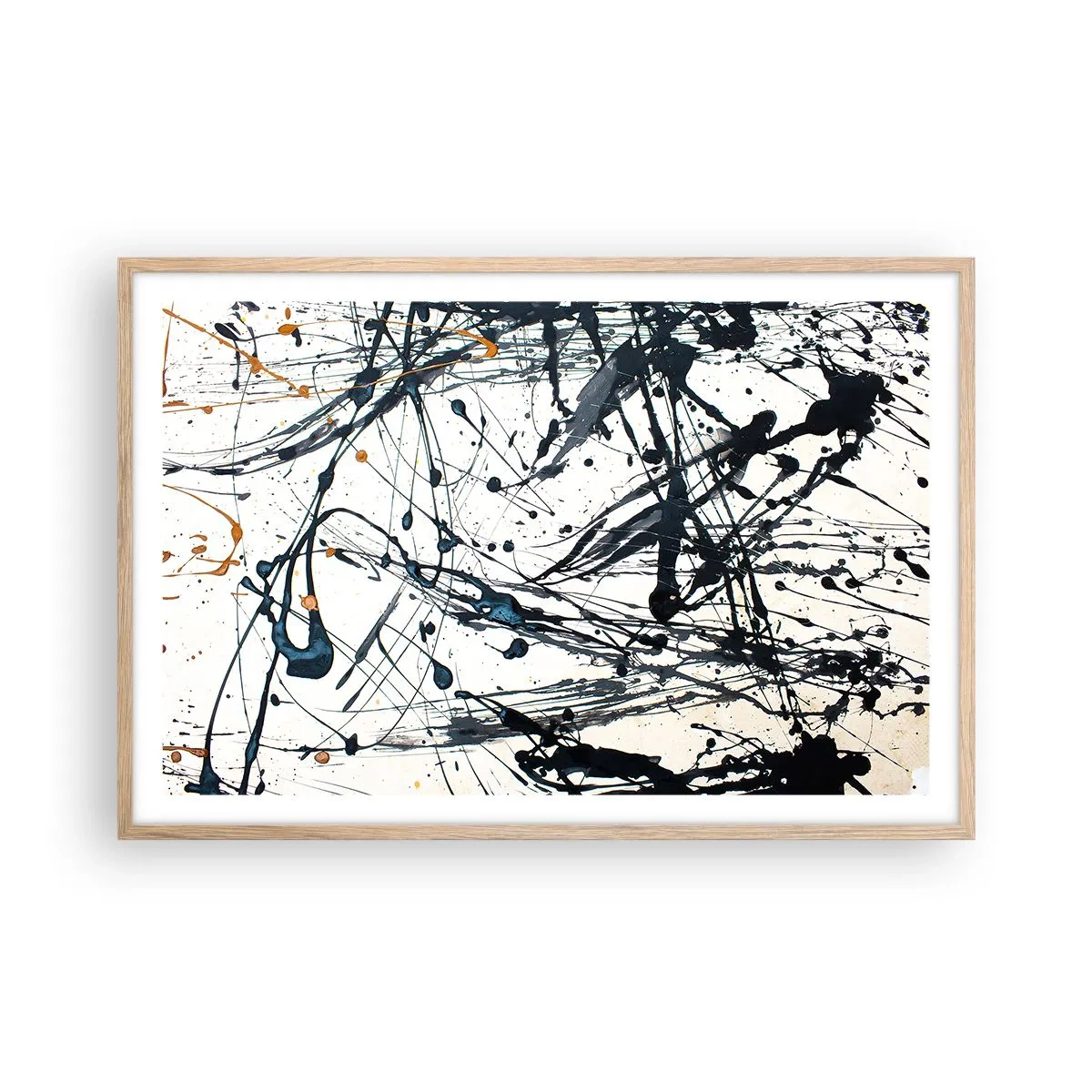 Plakat w ramie jasny dąb - Z sensem czy bez sensu? - 91x61 cm