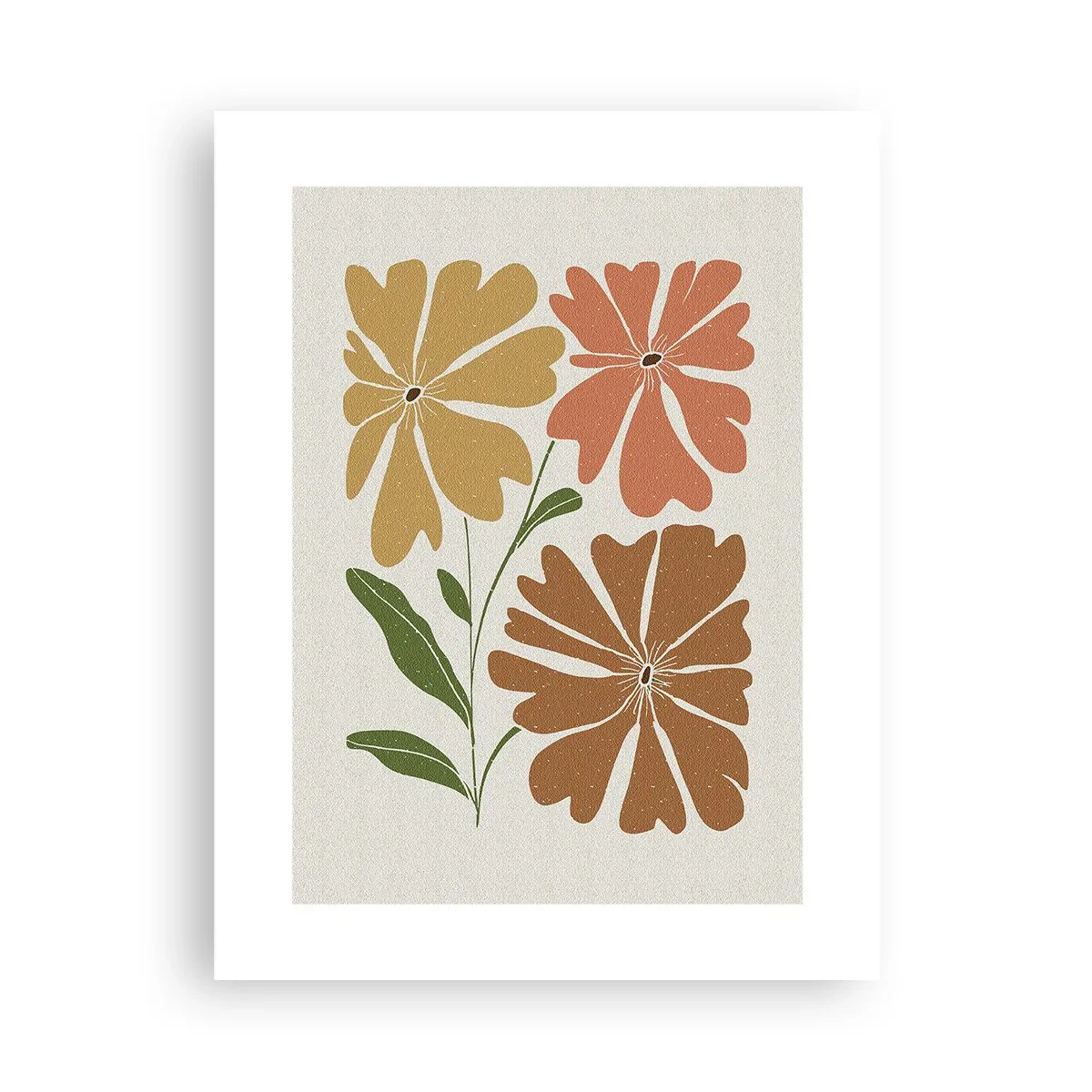 Plakat - Natura i geometria - 30x40 cm