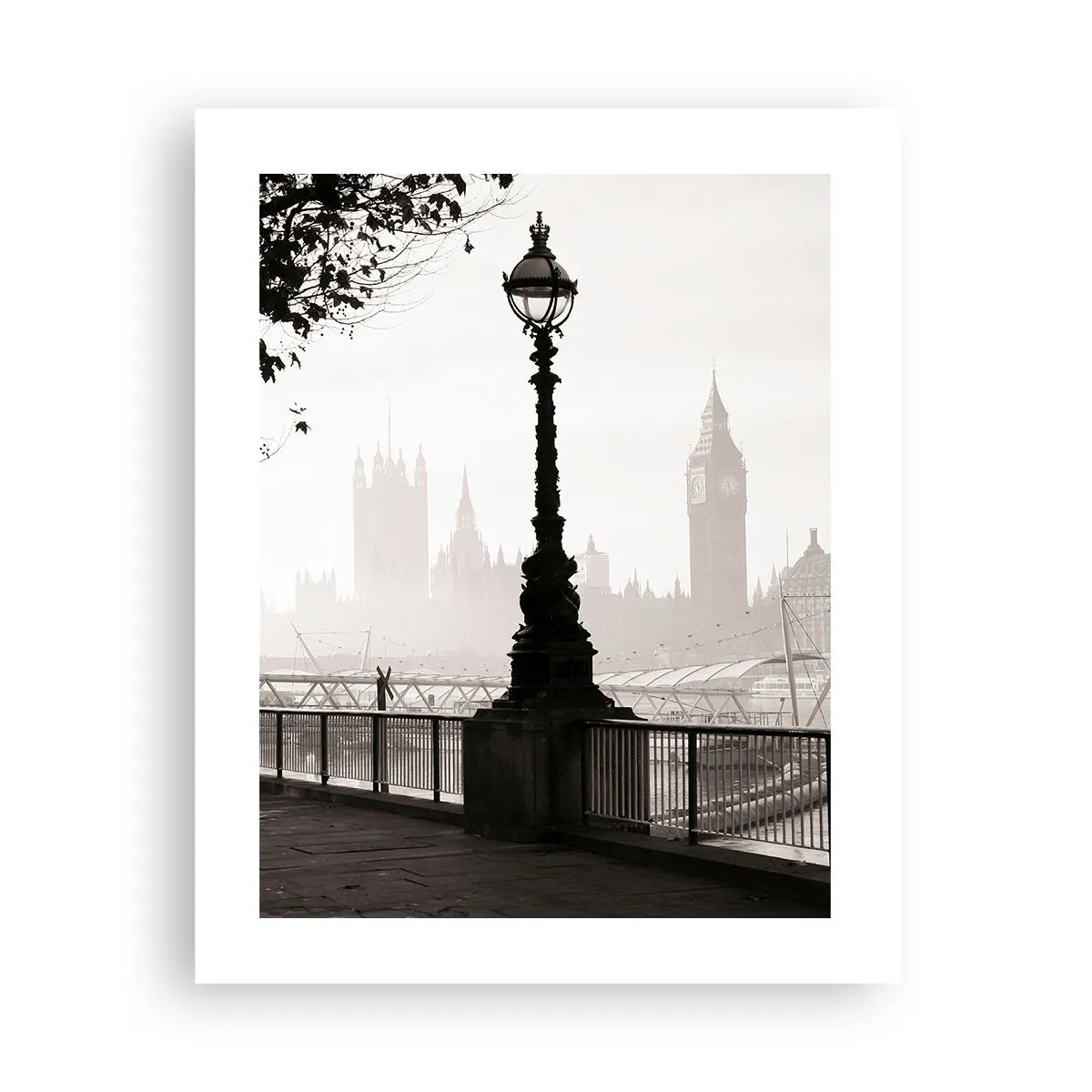 Plakat - Londyński poranek - 40x50 cm