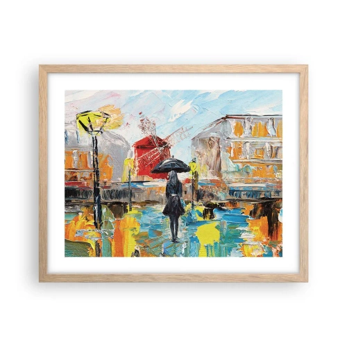 Plakat w ramie jasny dąb - Paryskie legendy - 50x40 cm