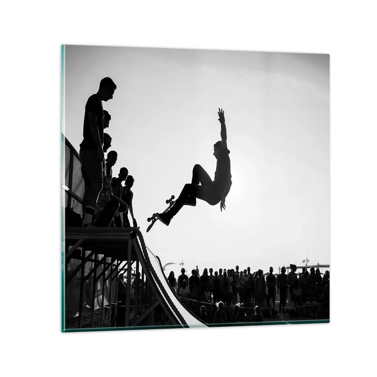 Obraz na szkle - Bohaterowie i widzowie - 70x70 cm