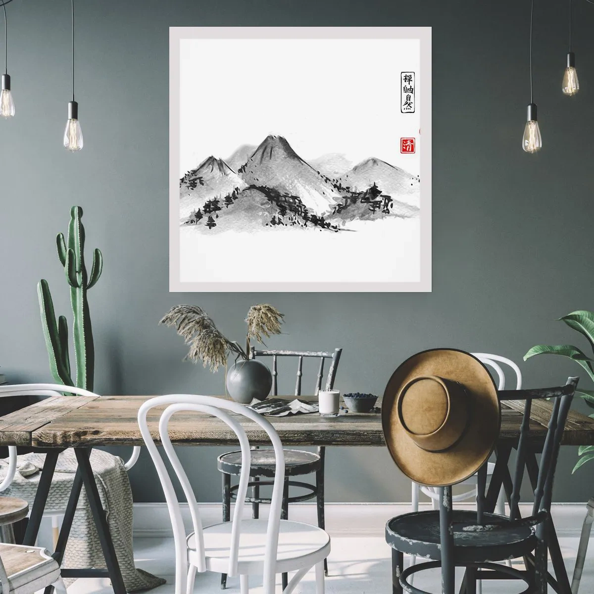 Plakat - Za dalą dal - 30x30 cm