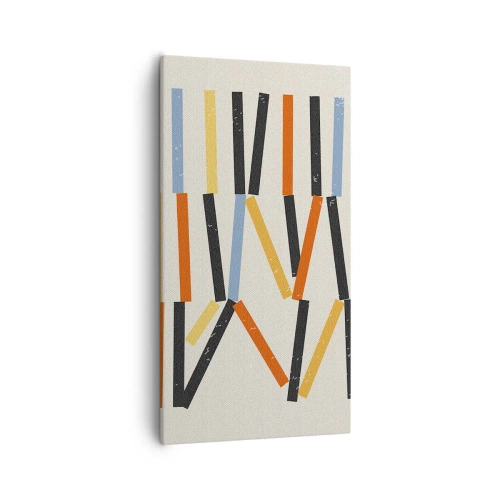 Obraz na płótnie - Kompozycja na poziomie - 55x100 cm