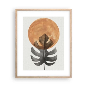 Plakat w ramie jasny dąb - Zawsze słońce - 40x50 cm