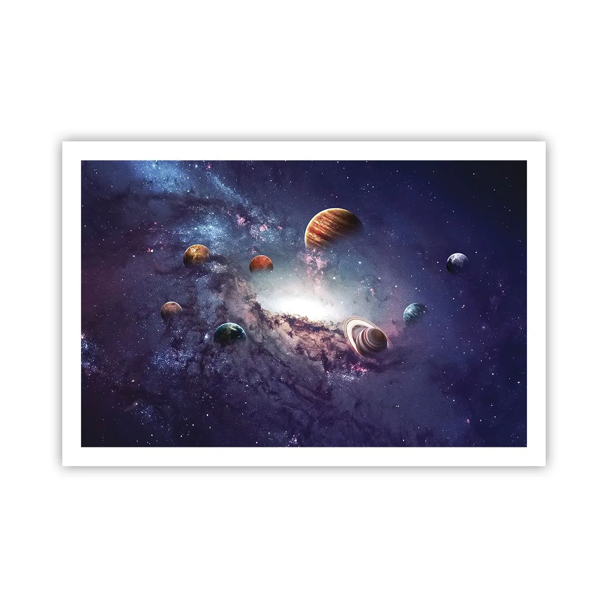 Plakat - Układ słoneczno-taneczny - 91x61 cm
