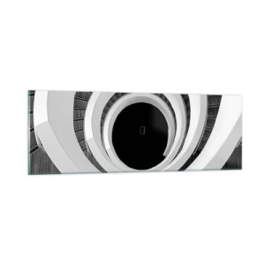 Obraz na szkle - Do istoty rzeczy - 90x30 cm