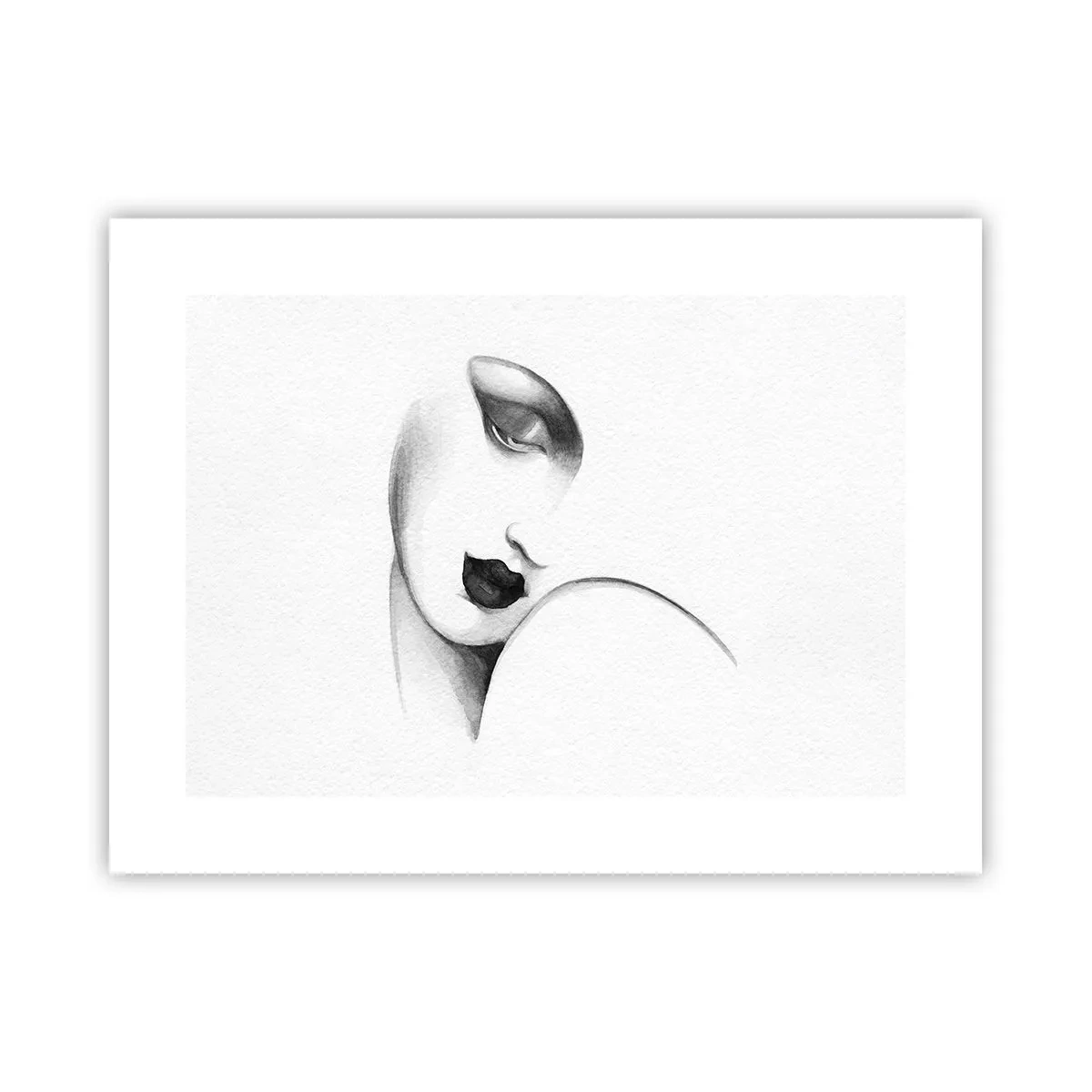 Plakat - W stylu Łempickiej - 40x30 cm