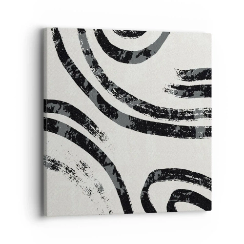 Obraz na płótnie - W pół zatrzymany - 40x40 cm