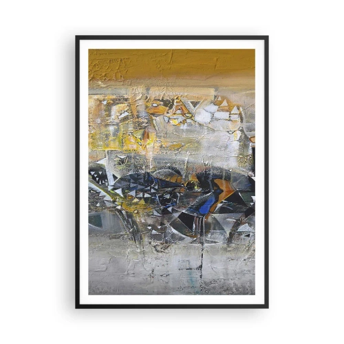 Plakat w czarnej ramie - Wszystko się poukłada - 70x100 cm