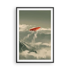 Plakat w czarnej ramie - Nieustraszony pionier - 61x91 cm